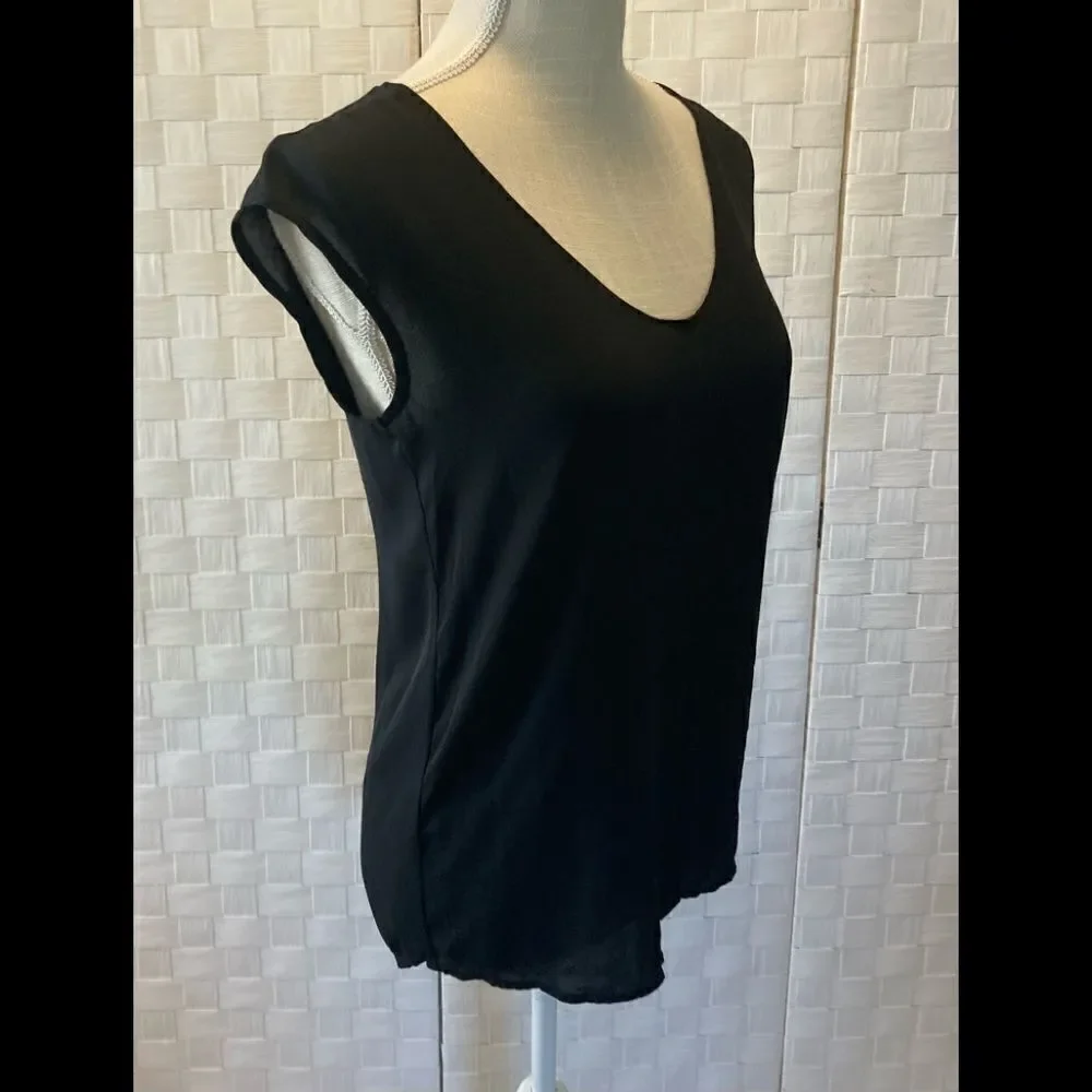 J Crew Black blouse XS